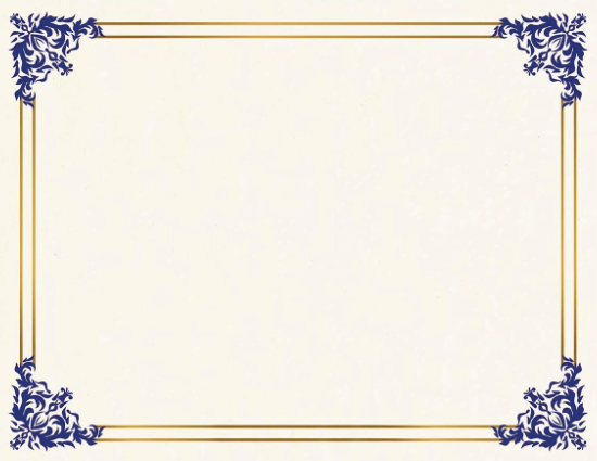 Color Paper with Metallic Foil Accents 